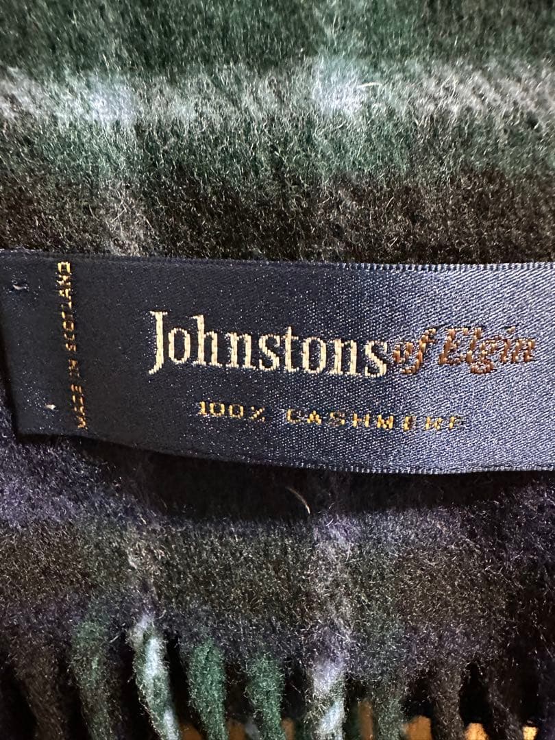 ⭐︎k.k カシミヤ100%johnstons of elgin マフラー