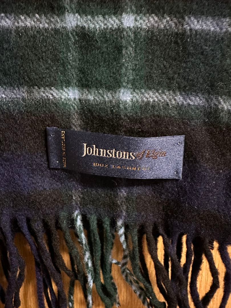 ⭐︎k.k カシミヤ100%johnstons of elgin マフラー