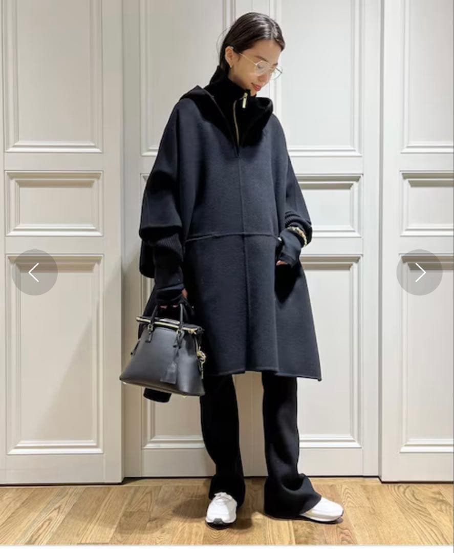 victorian ポンチョ/ブラック