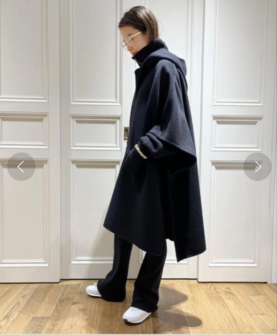 victorian ポンチョ/ブラック