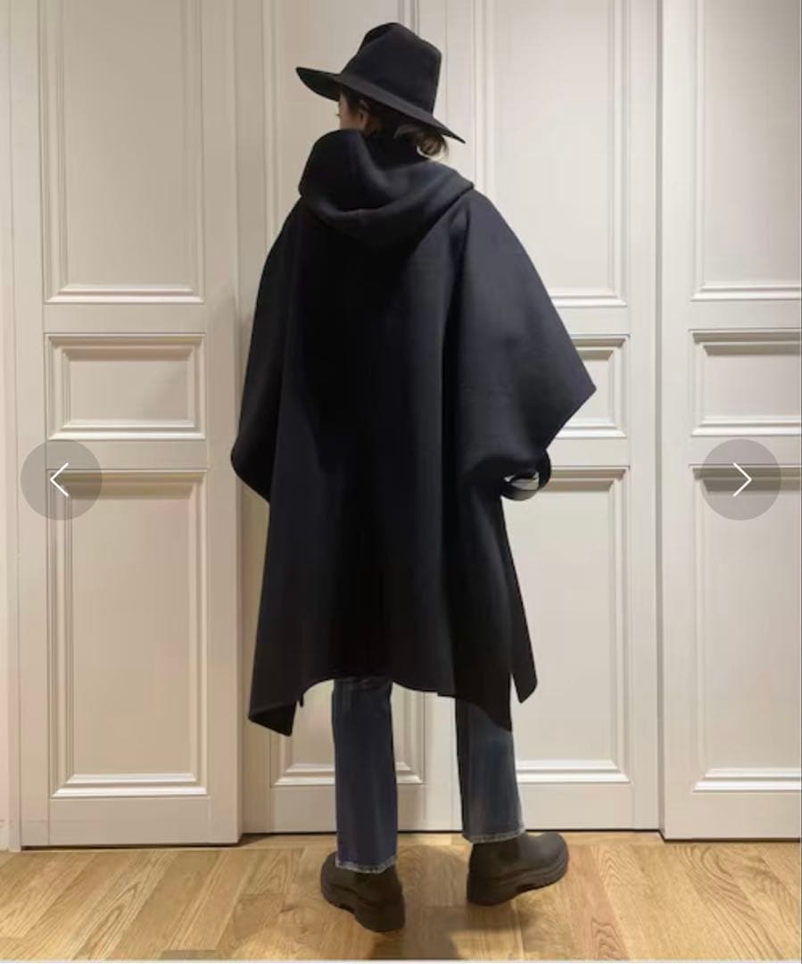 victorian ポンチョ/ブラック