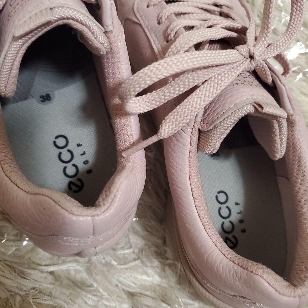 ECCO ゴルフシューズ ピンク 38