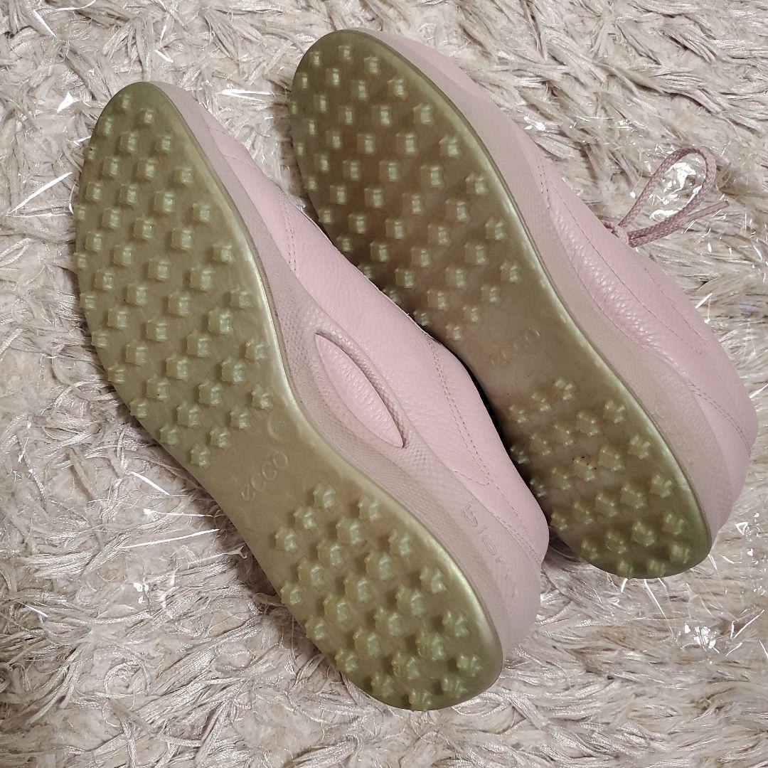ECCO ゴルフシューズ ピンク 38