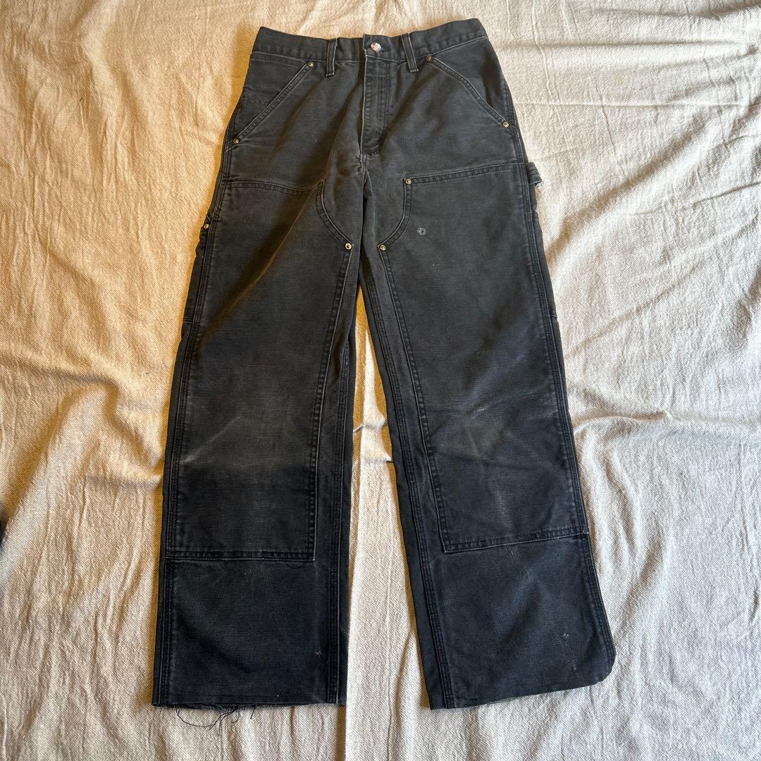 Carhartt カーハート　ブラック ダブルニー ペインターパンツ