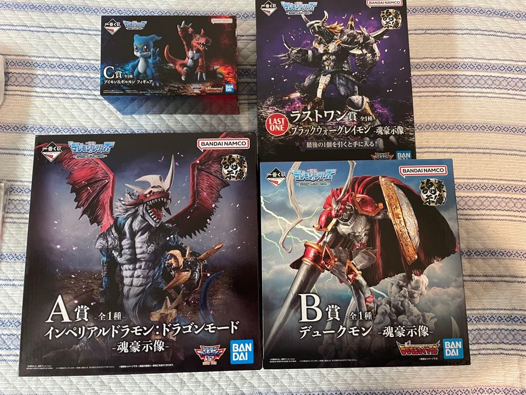 デジモン 一番くじ A賞 B賞 C賞 ラストワン賞 フィギュア コンプ 一