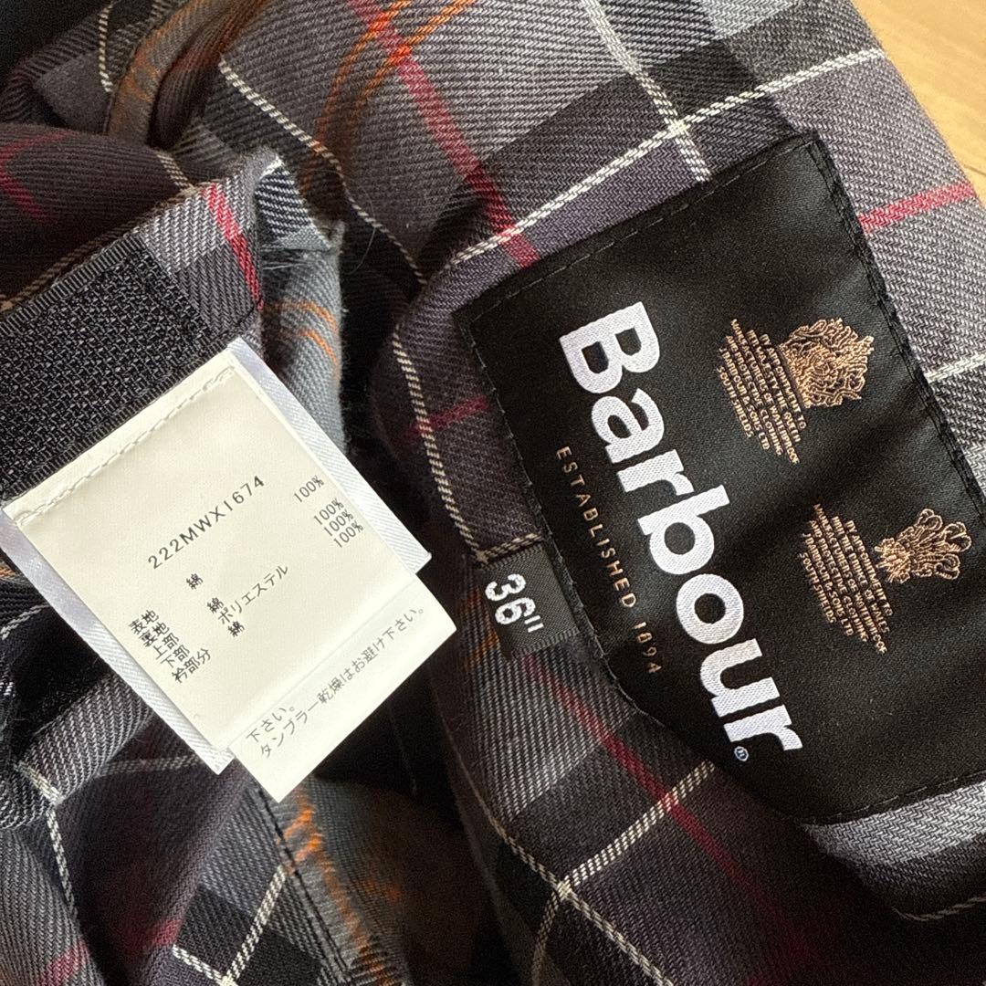 Barbour BURGHLEY バーグレー オイルドコットン ロングコート