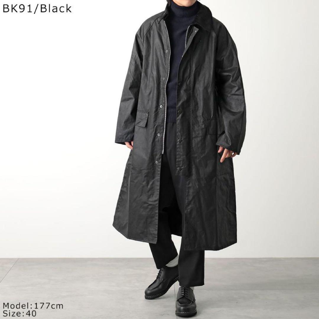Barbour BURGHLEY バーグレー オイルドコットン ロングコート