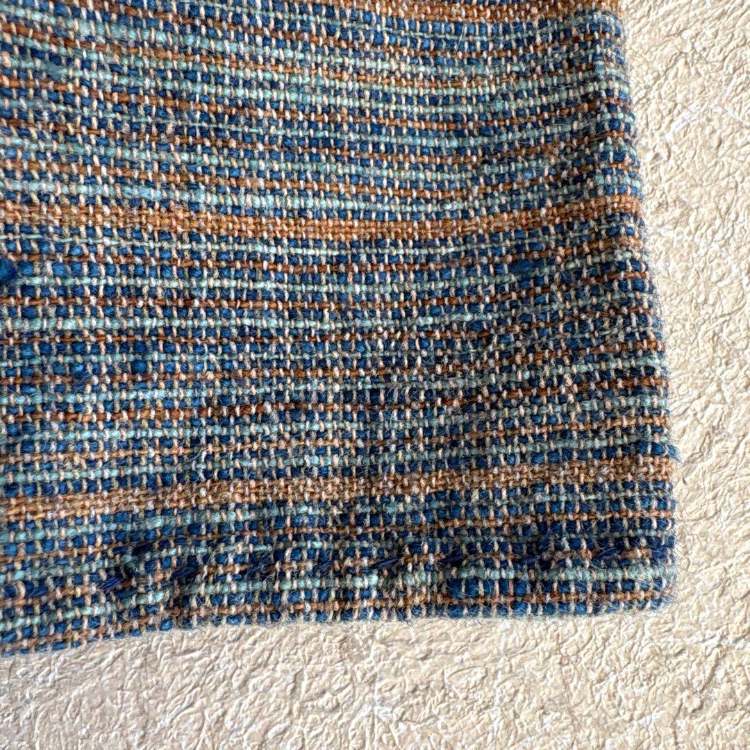 えみおわす 手紡ぎ手織り生地 手縫いのリスパンツ 美品