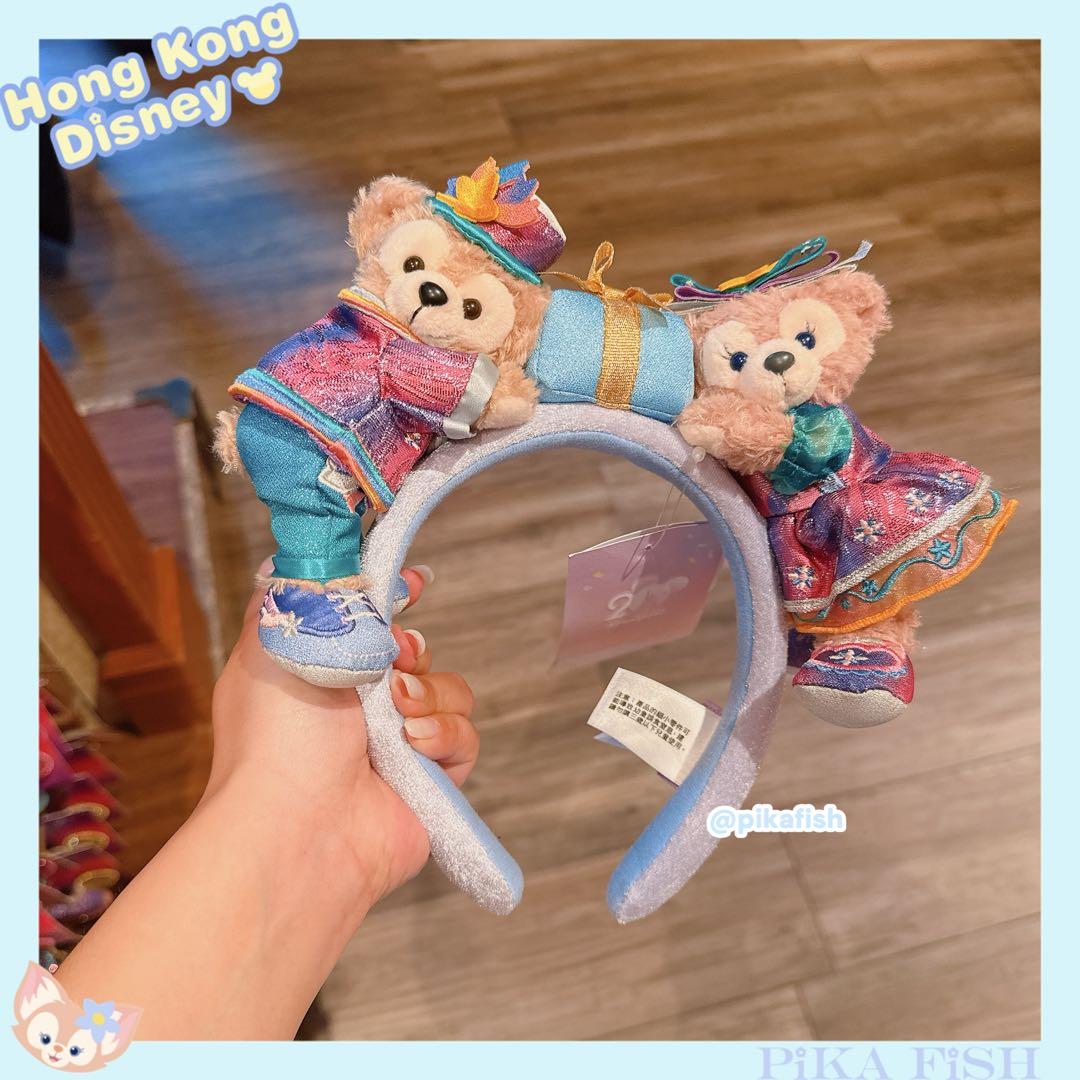 最新☆正規品】ダッフィー シェリーメイ 20周年 カチューシャ 香港