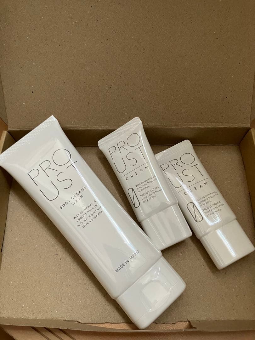 プルーストクリーム 30g 2本 ボディクレンジングウォッシュ 1本