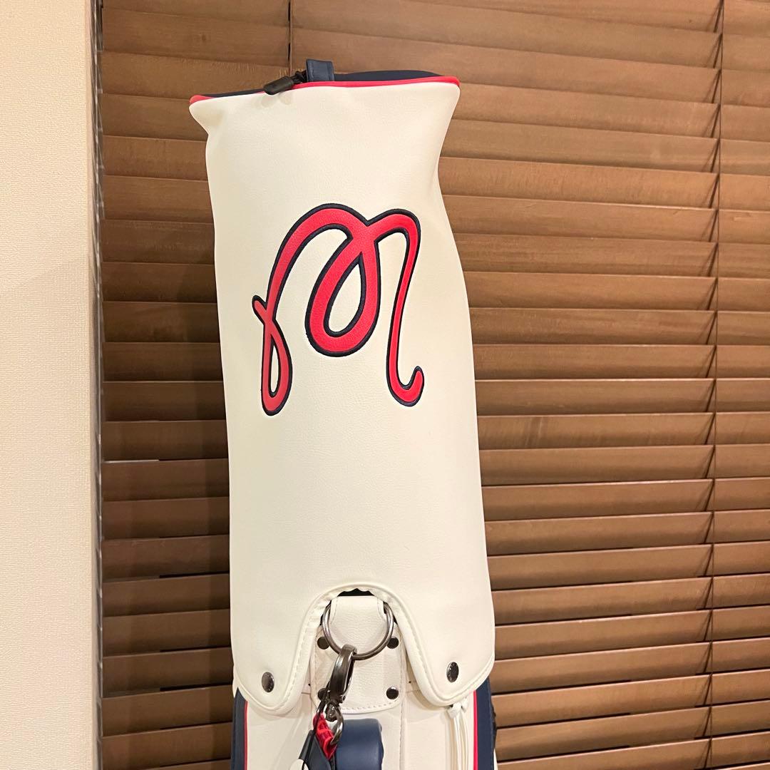 【即発送】25新作MALBON マルボンゴルフ キャディバッグ ゴルフバッグ白