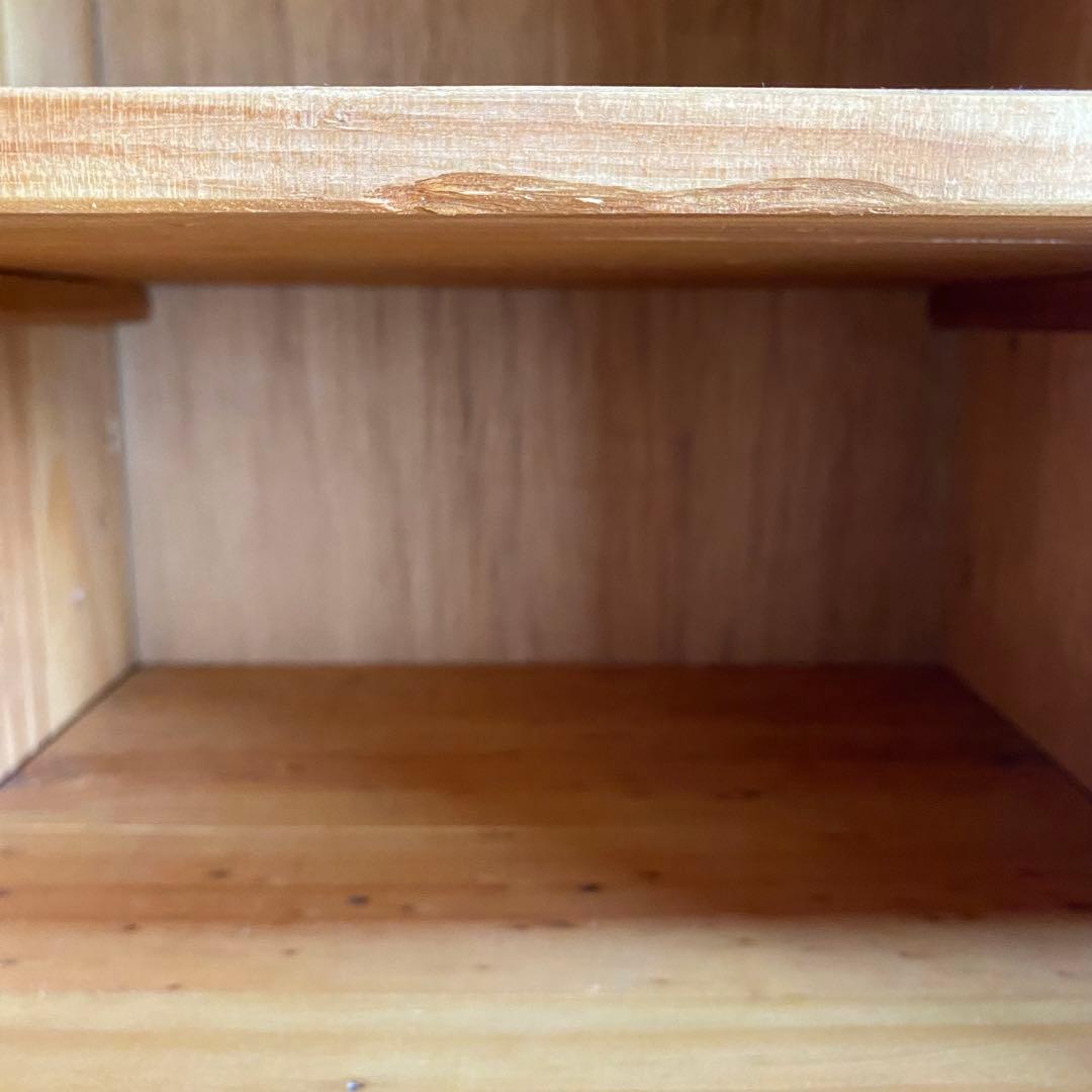 アンティーク 木製 オープンラック 飾り棚 引き出し 昭和レトロ z678