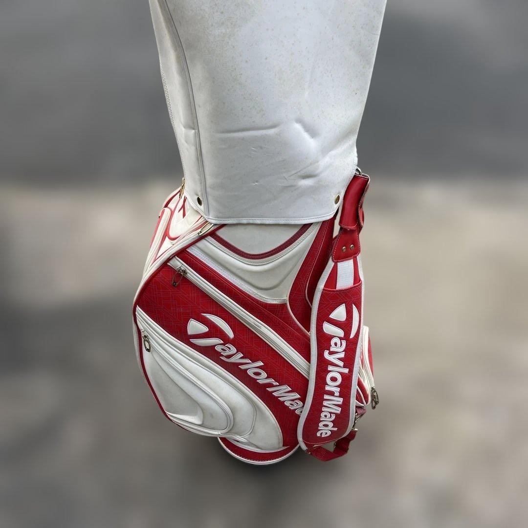 TaylorMade ゴルフツアーキャディバッグ レッド/ホワイト - メルカリ