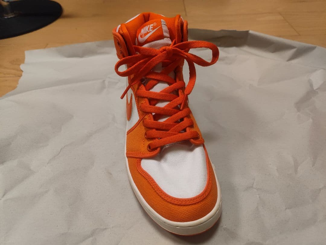 NIKE エアジョーダン1 KO オレンジ/ホワイト 27.5cm 美品 箱なし