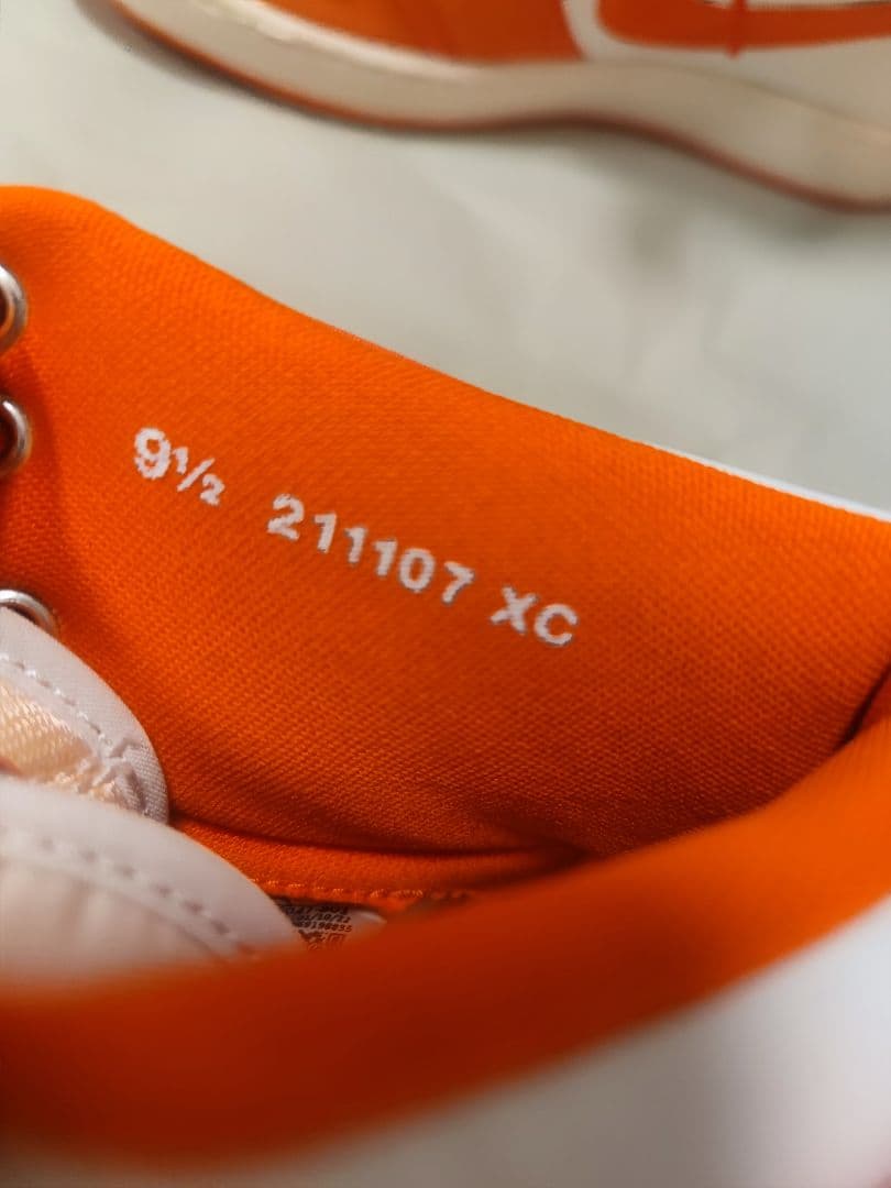 NIKE エアジョーダン1 KO オレンジ/ホワイト 27.5cm 美品 箱なし