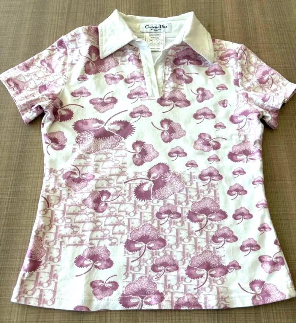 美品 クリスチャンディオール ガリアーノ期 花柄 トロッター