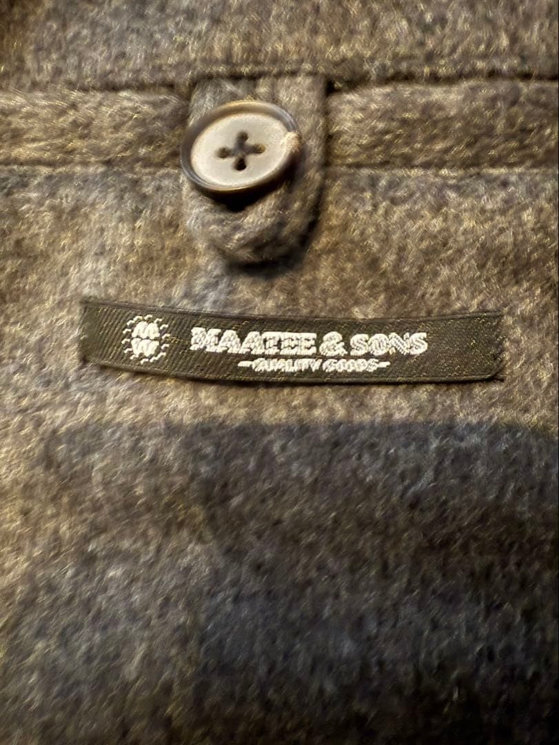 MAATEE&SONS / LAMB LEATHERCARCOAT 裏地カシミヤ