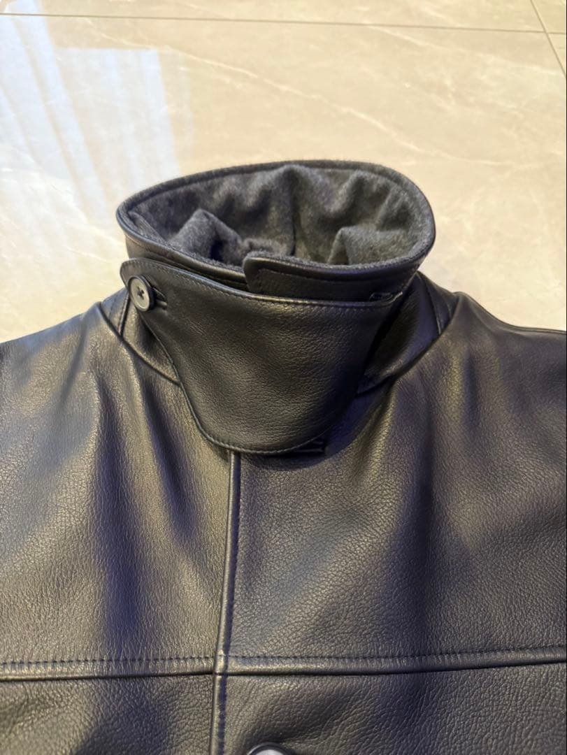 MAATEE&SONS / LAMB LEATHERCARCOAT 裏地カシミヤ