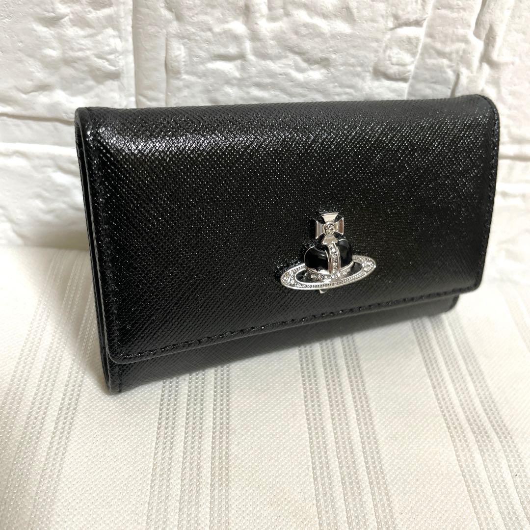 未使用品 Vivienne Westwood 4連キーケース ディアマンテ