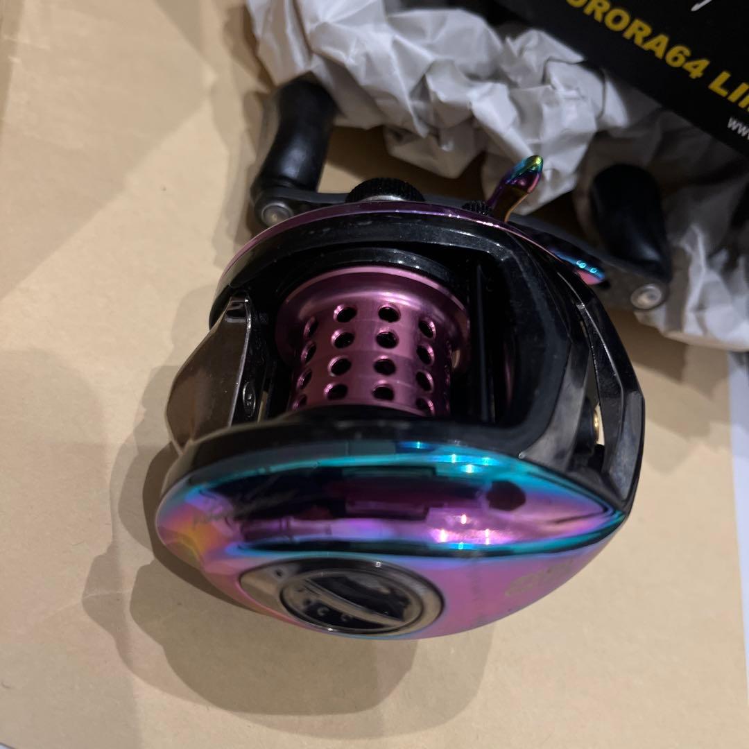 ベイトフィネス 6.4:1 巻き物用にも アブガルシア レボ エリート オーロラ