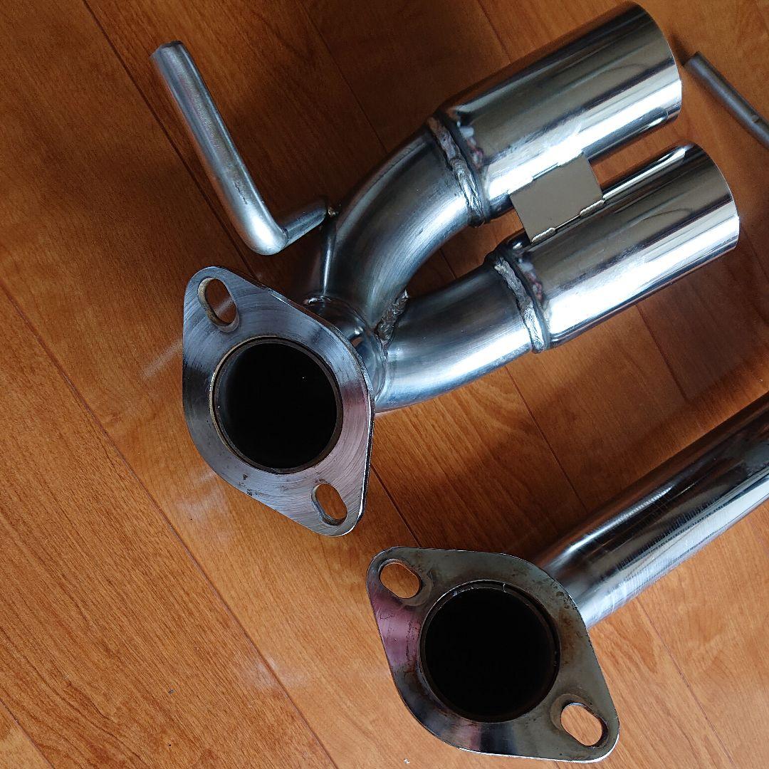 サムライパワー【mh23s ワゴンR】60Φデュアルマフラー - メルカリ