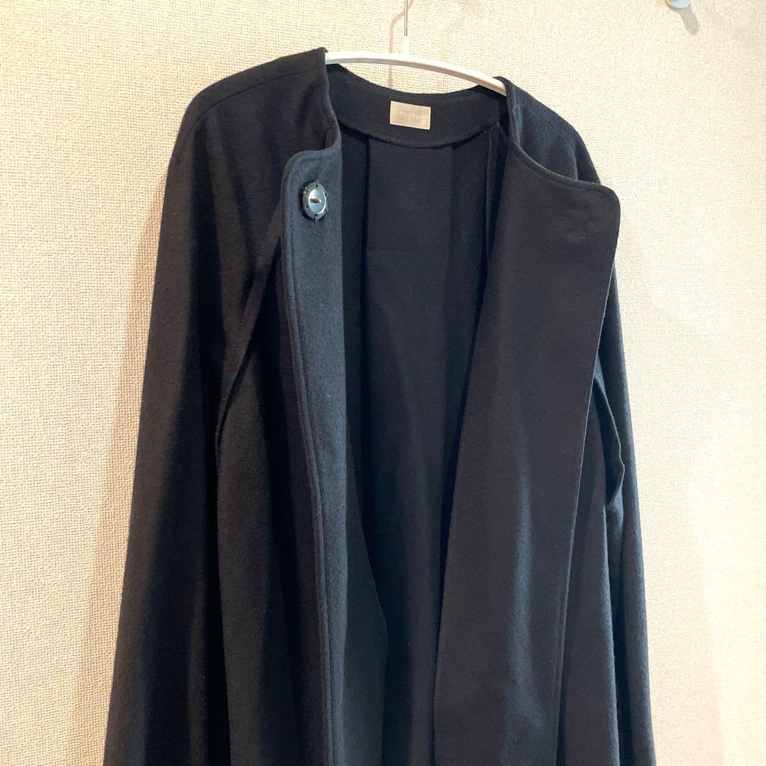 シーニュ cygne スカラップケープ　Sophie ブラック