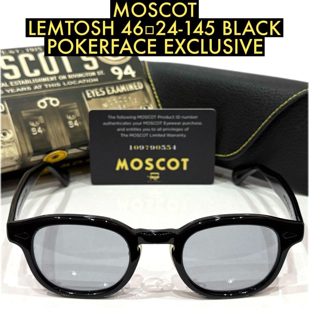 極美品】ポーカーフェイス別注 モスコット レムトッシュ 純正グレー