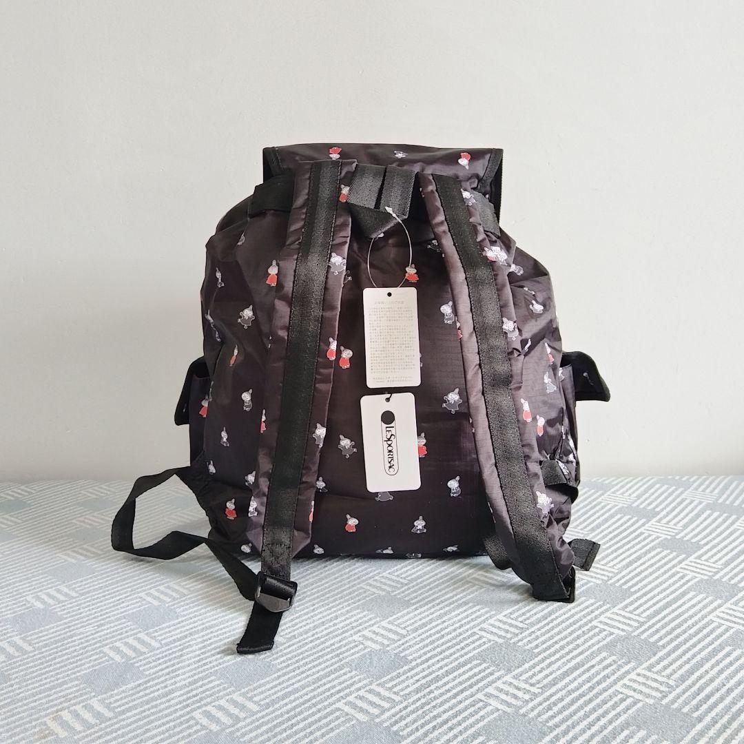 レスポートサック　ムーミンシリーズ　リトルミイ ブラック リュック バックパック