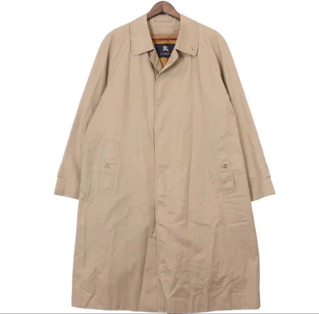 BURBERRY ノバチェック　ステンカラーコート.　ロング　ライナー付き　比翼