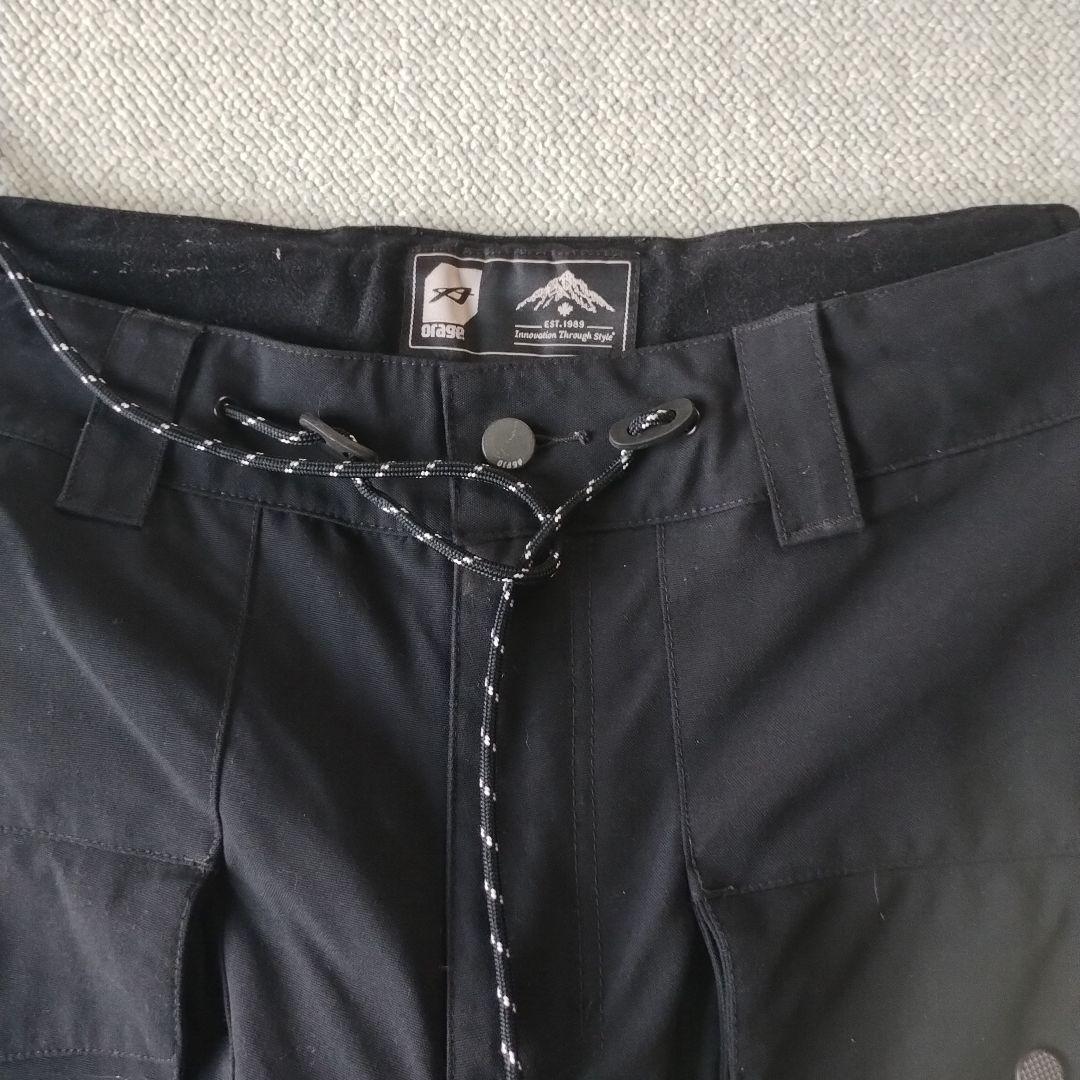 ORAGEスキースノボウェア上下　Lサイズ　ブラック