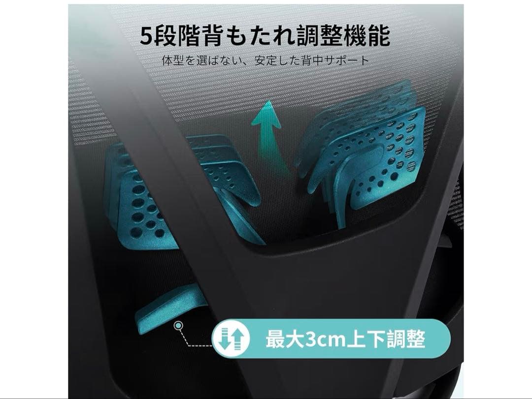 360°回転座椅子 組立不要 折りたたみ コンパクト ゲーミング座椅子 腰が