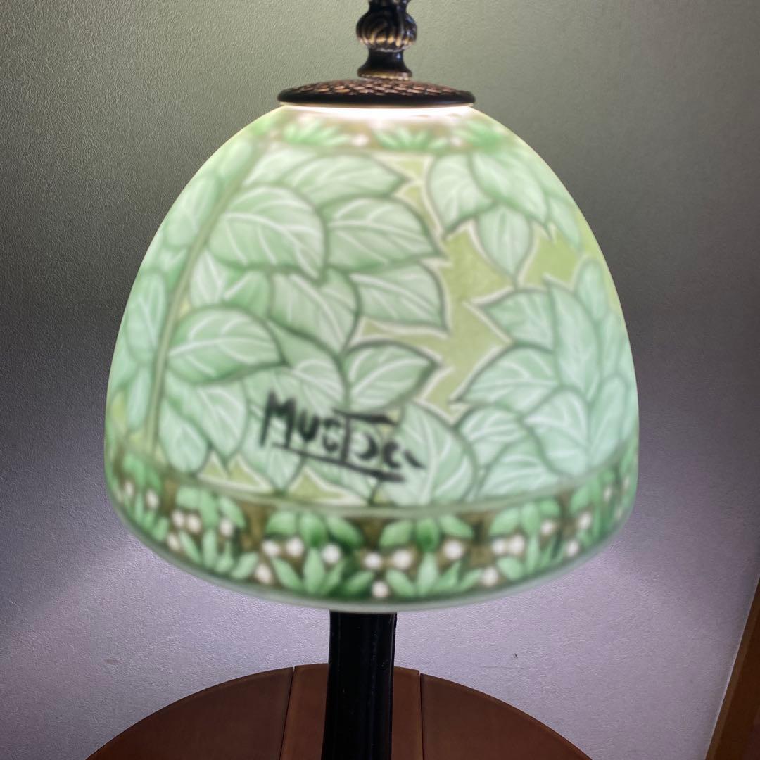 アルフォンス ミュシャ画 ペンダントランプ照明 アンティーク調