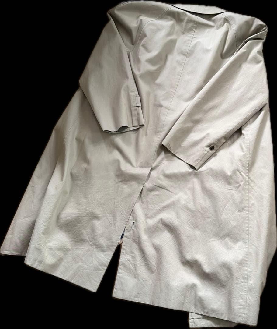 バーバリー ノバチェック ステンカラーコート ベージュ L相当