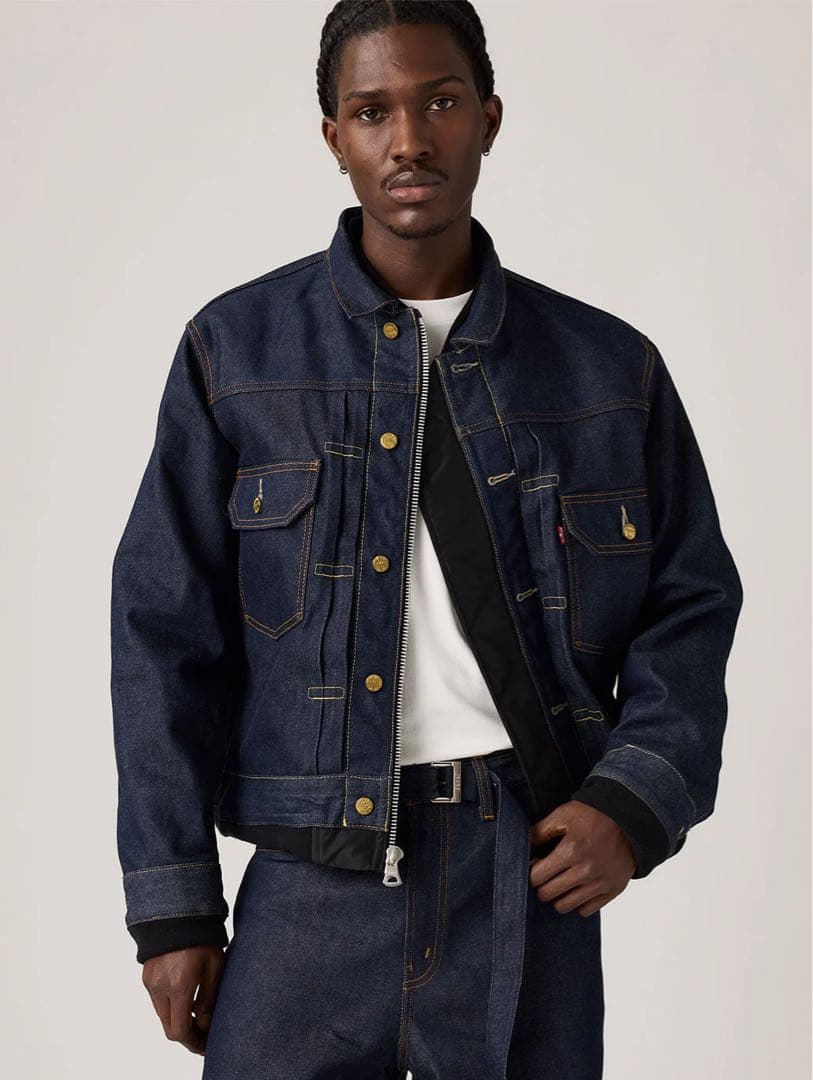 sacai Levi's Denim Nylon Reversible Rタブ - メルカリ