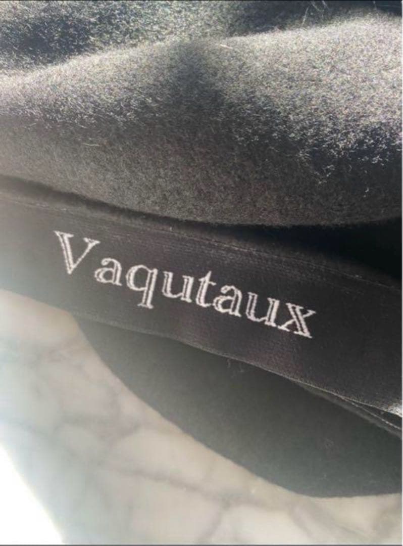 Vaqutaux ファー付きベレー帽 キノコちゃん ヴァクトー