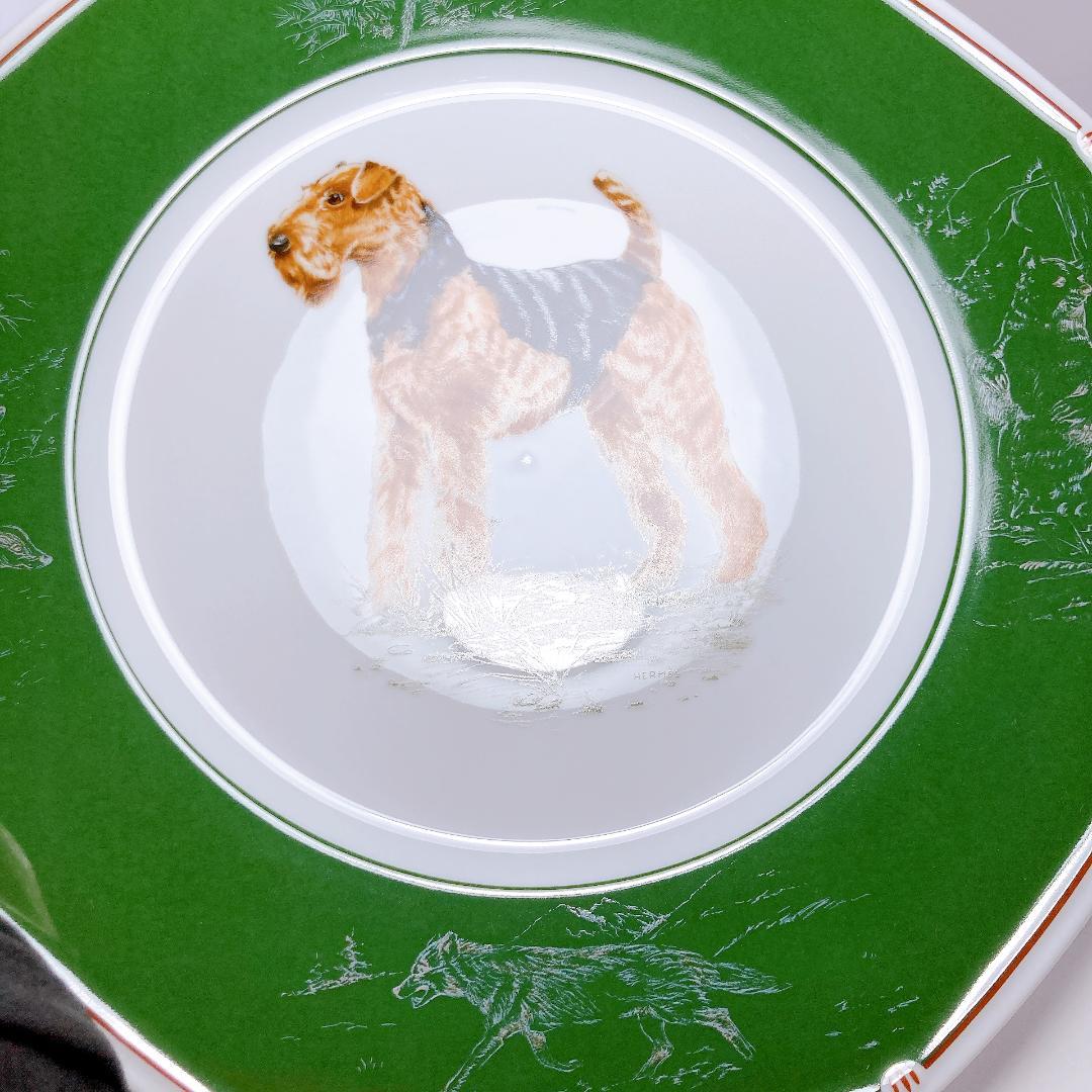 エルメス Herms 八角 プレート エアデールテリア |3094| - メルカリ