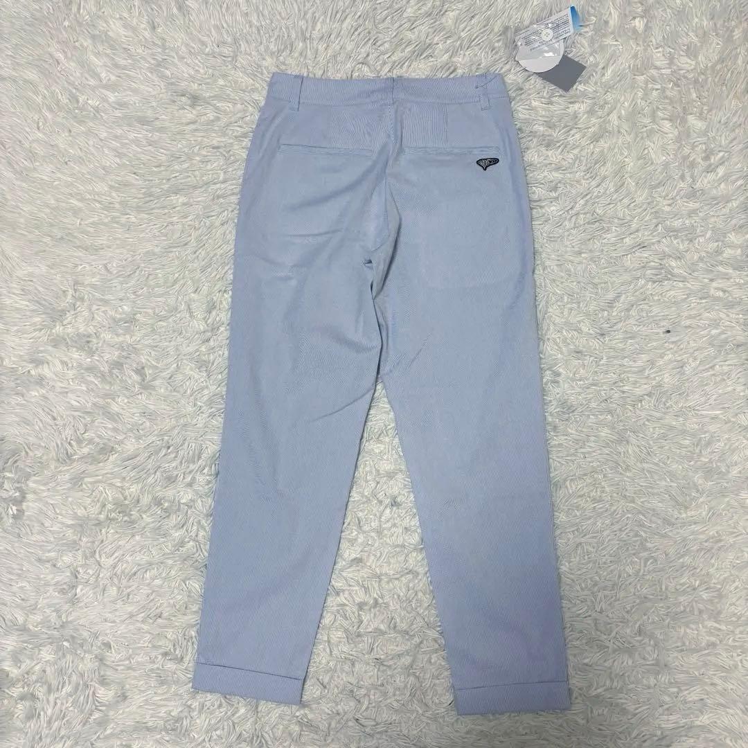 新品未使用 ビームスゴルフ パンツ スラックス シアサッカー ストライプ