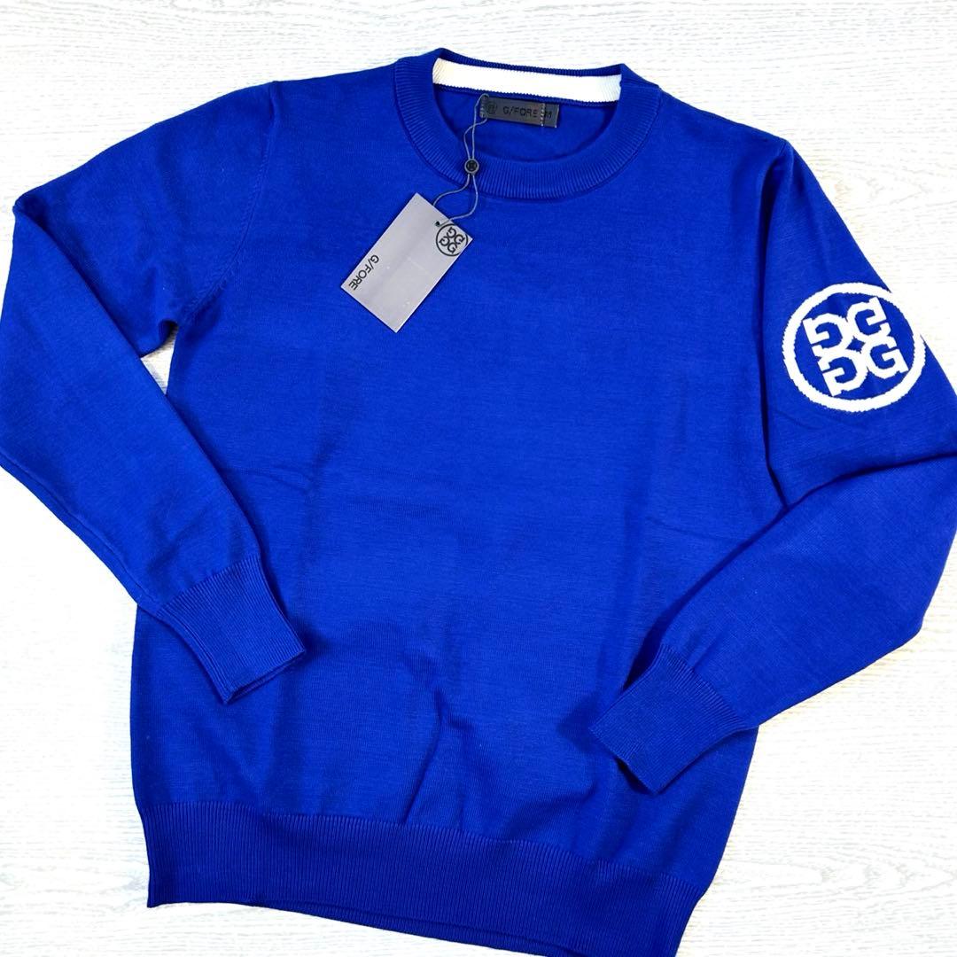 G/FORE ジーフォア　ロゴデザイン　クルーネックセーター　サイズM