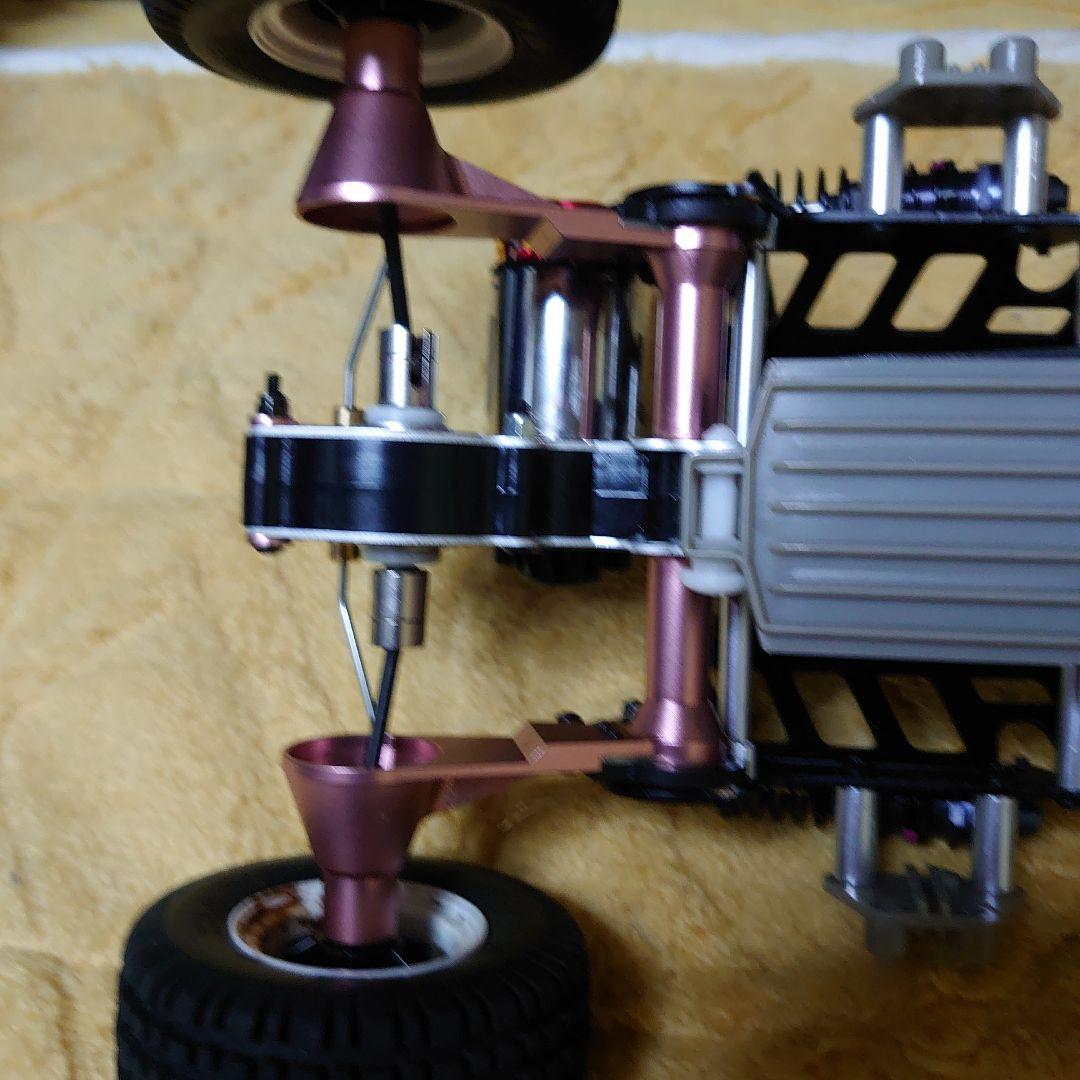 め*か様 タミヤマイティフロッグ アルミシャーシ仕様 ビートルボディ