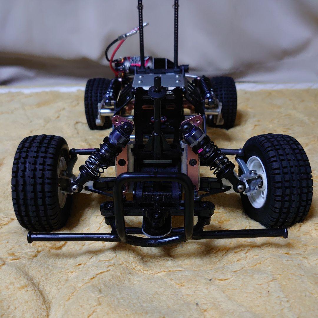 め*か様 タミヤマイティフロッグ アルミシャーシ仕様 ビートルボディ