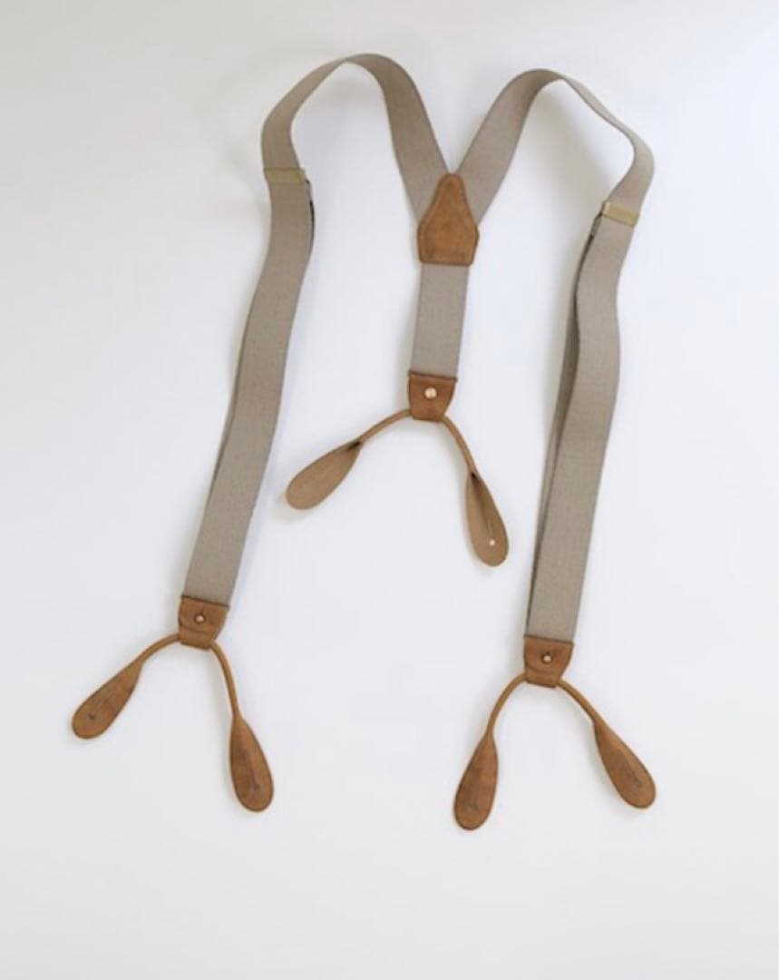 Dove&Olive ダブ&オリーブ　サスペンダー　ベージュ