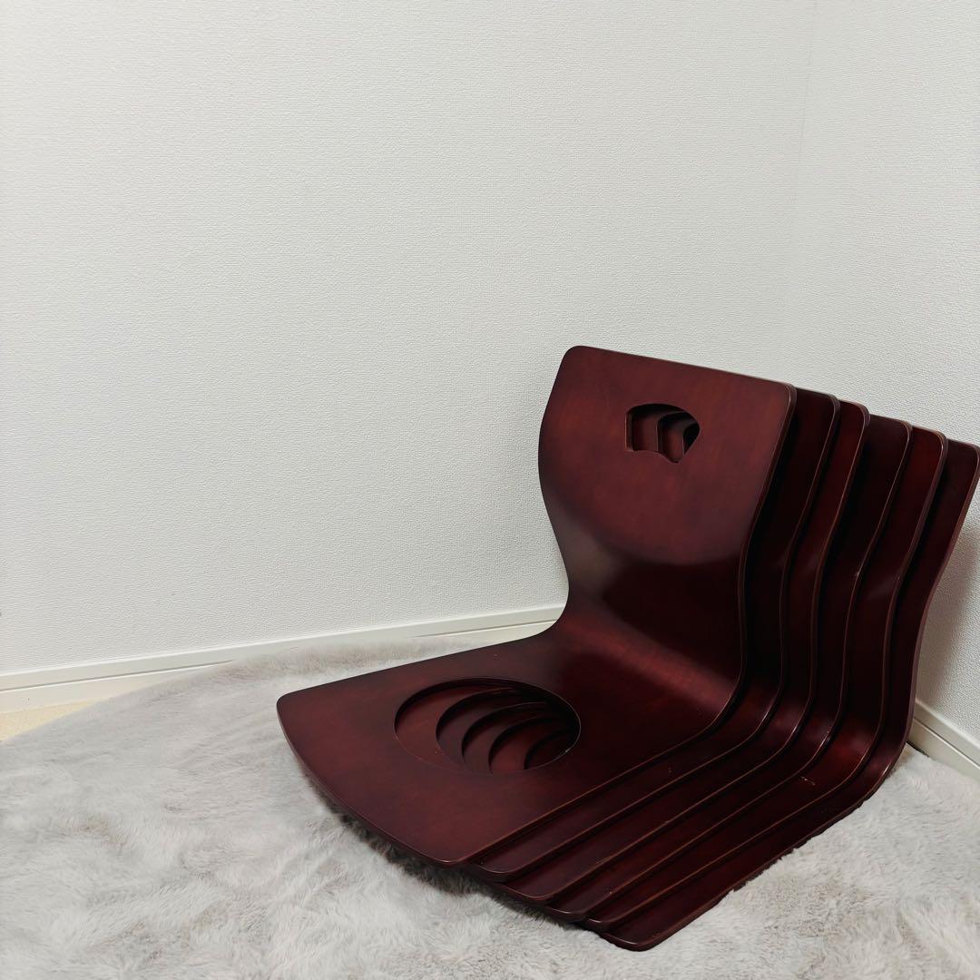 曲げ木　座椅子　6脚セット 旅館　居酒屋　レトロ　昭和　木製