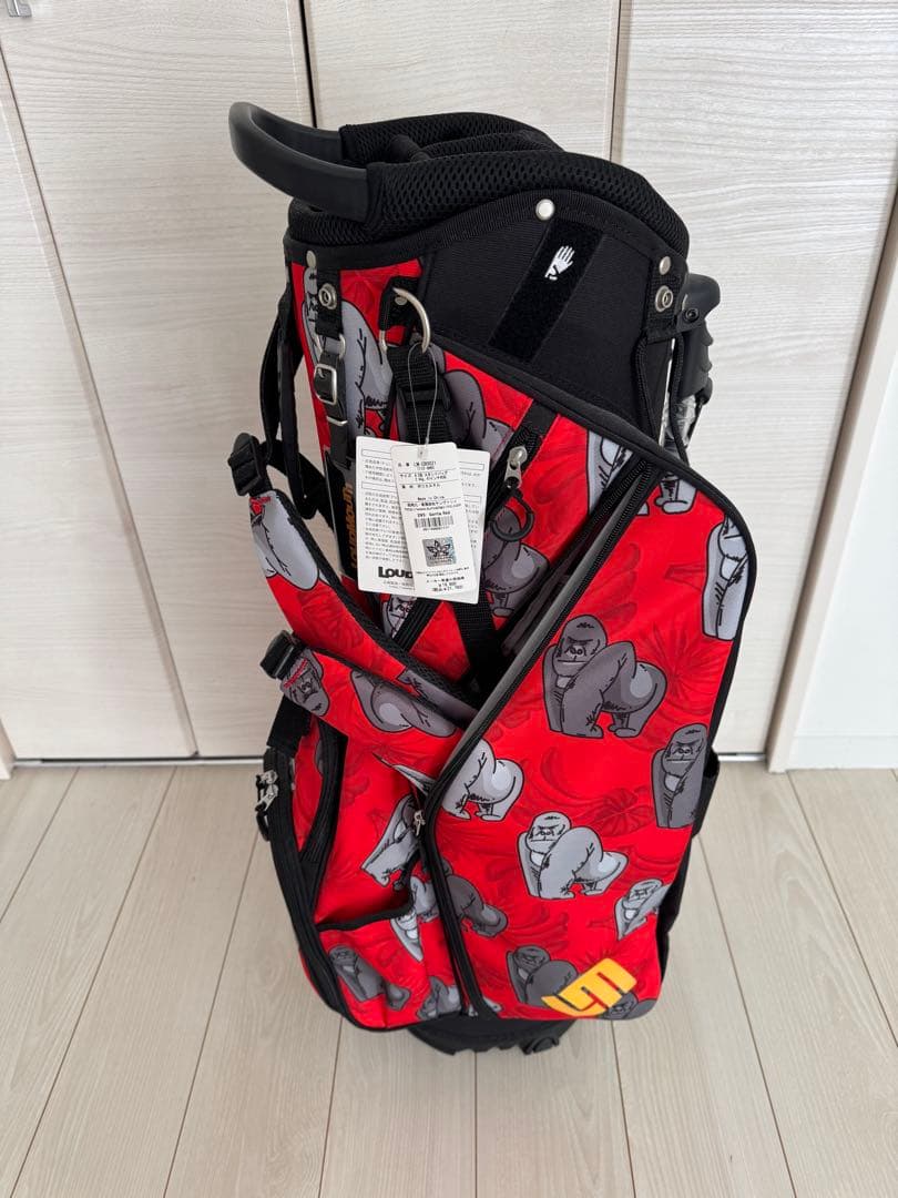 ゴルフバッグ 赤 ゴリラ柄 - ゴルフバッグ・キャディバッグ送料 無料 通販