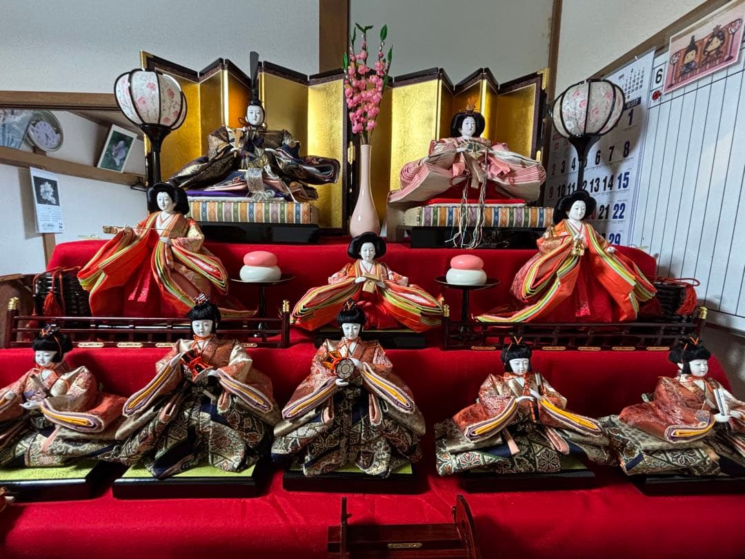 ① 〜⑥分割販売 伝統的な雛人形 7段飾り　秀月セット❣️説明をお読みください❣️