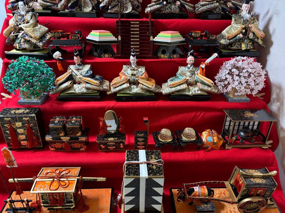 ① 〜⑥分割販売 伝統的な雛人形 7段飾り　秀月セット❣️説明をお読みください❣️