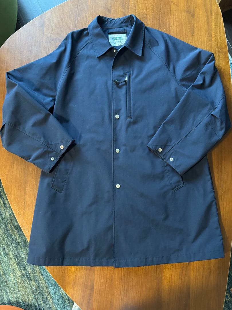 JOURNAL STANDARD 冬物 ステンカラーコート　ネイビーMENSＬ