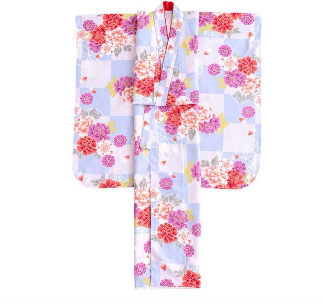 七五三　7歳　綺麗な薄紫色