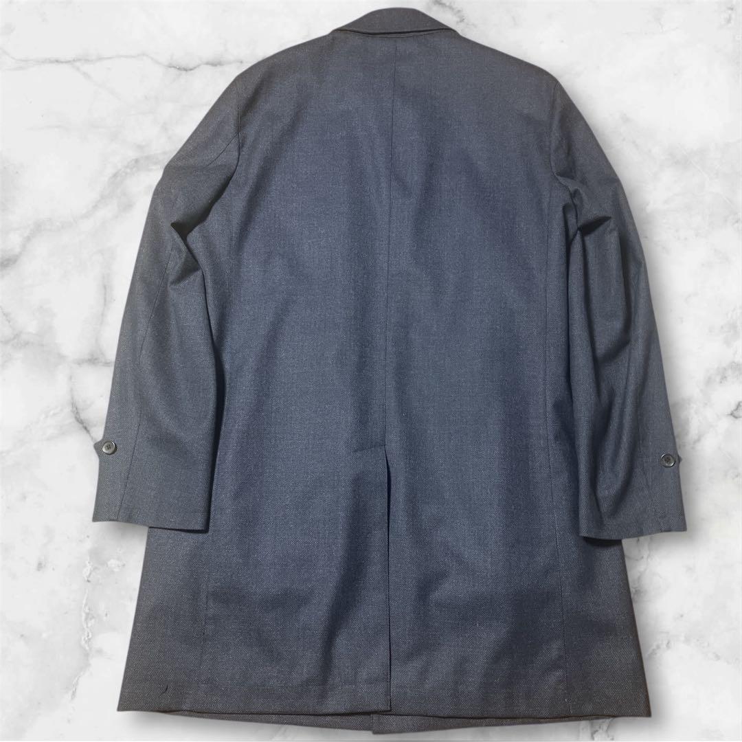 NEWYORKER ステンカラーコート LL ネイビー