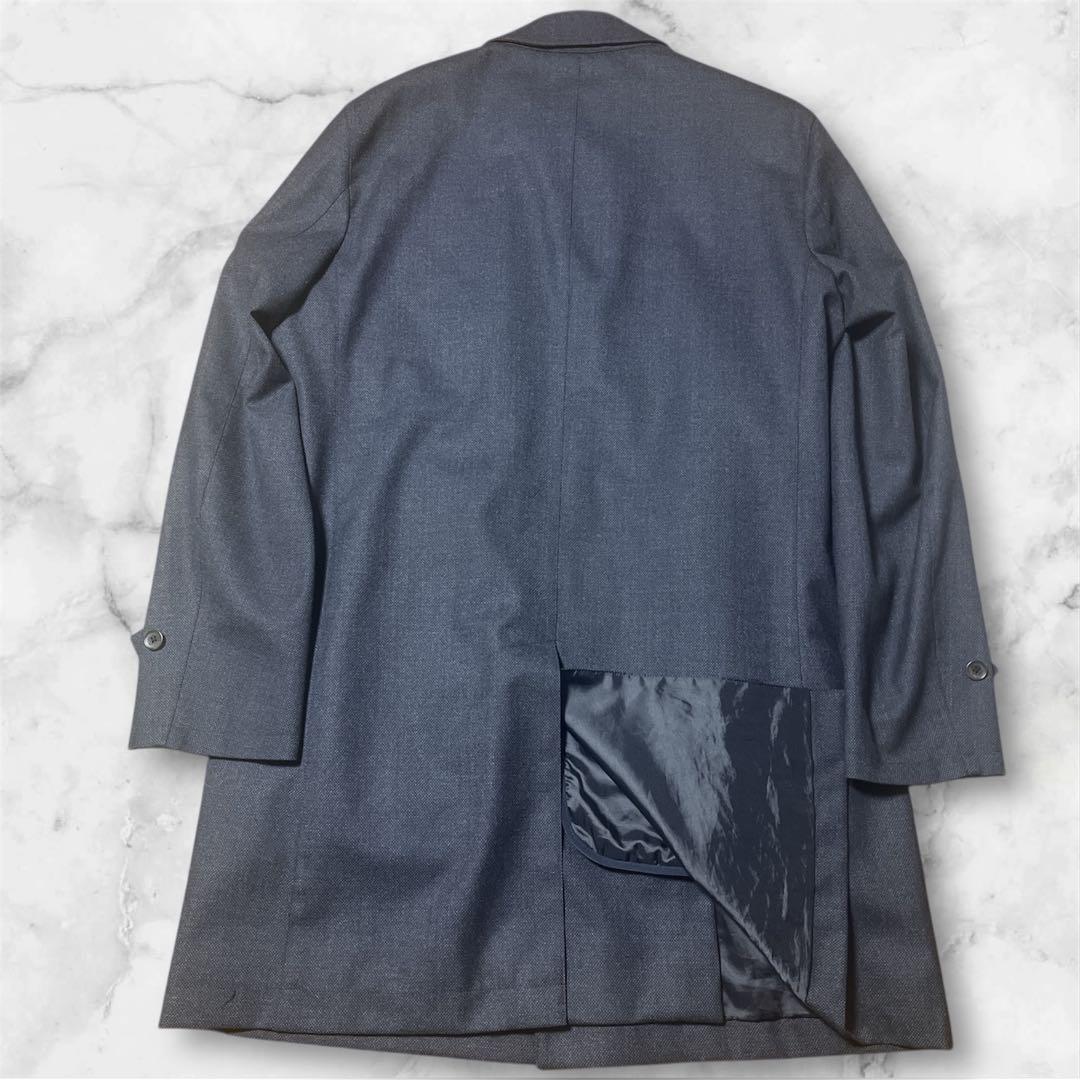 NEWYORKER ステンカラーコート LL ネイビー