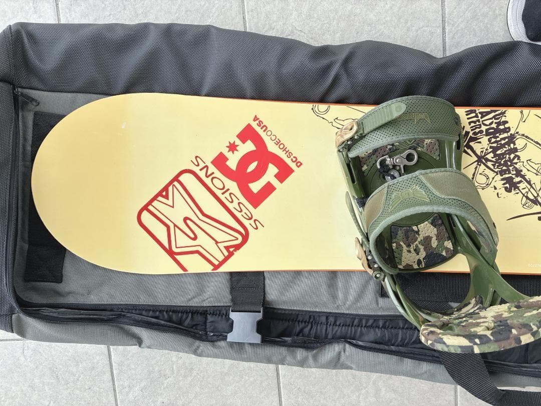 ⭐️ケース付⭐️BURTON×SIMS シムス スノーボードセット 153cm